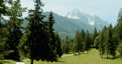 Mittenwald, dort waren wir wandern.